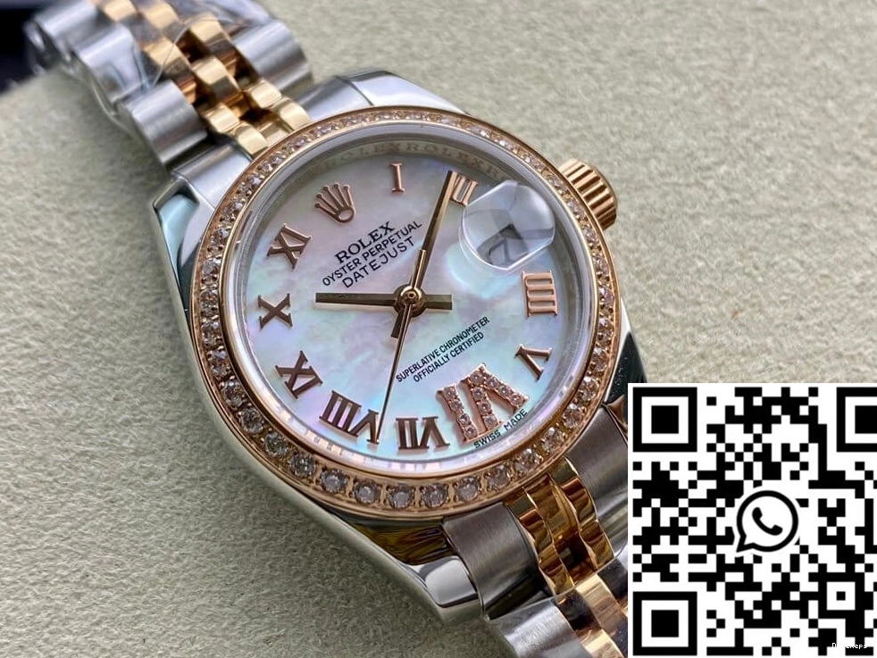 Diamond 28MM Datejust Factory BP Dial Mother-of-pearl Rolex 1206